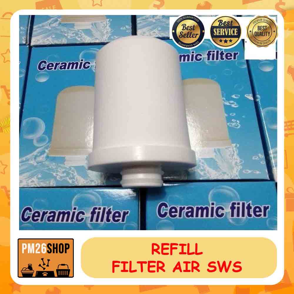 REFILL ISI ULANG WATER PURIFIER FILTER AIR SWS CARTRIDGE BAHAN KERAMIK