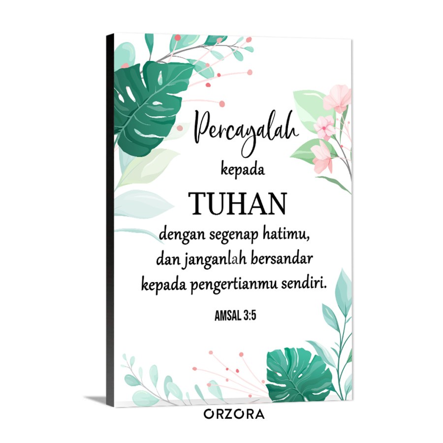 Poster Kristen / Dekorasi Dinding / Pajangan Dinding Rohani / (A0710)