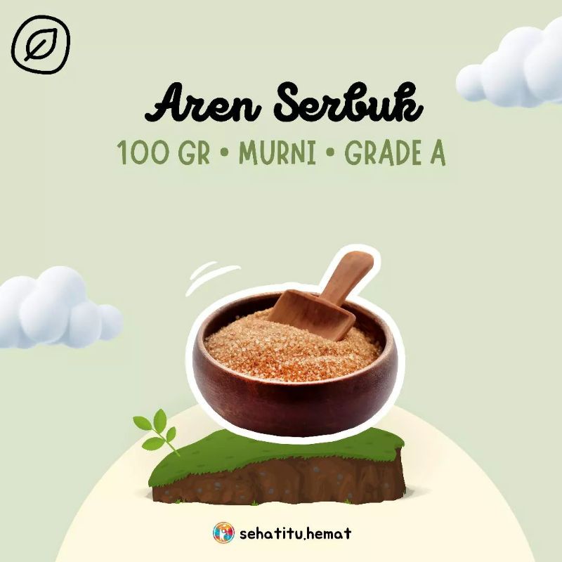 

Gula Aren Serbuk Organik 100gr Pengganti Sehat Gula Pasir