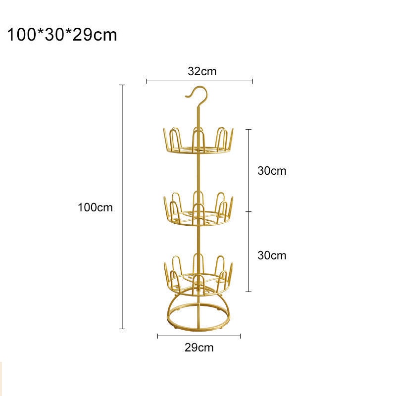 Mi.more Rak Sepatu 2 Lapisan/3 Lapisan Susun Gantungan Jemuran Sepatu Sandal Hanger Pengering Shoes Shoes Hanger