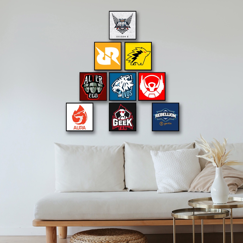 Hiasan Dinding Instawall MLBB MPL ID Season 8