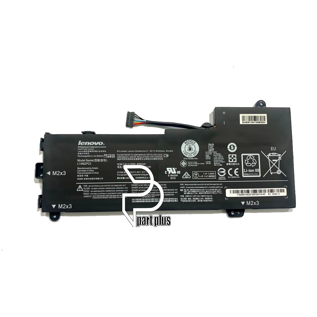 Baterai Laptop Lenovo 100-14IBY L14L2P22 L14S2P22 L14M2P23 L14M2P24