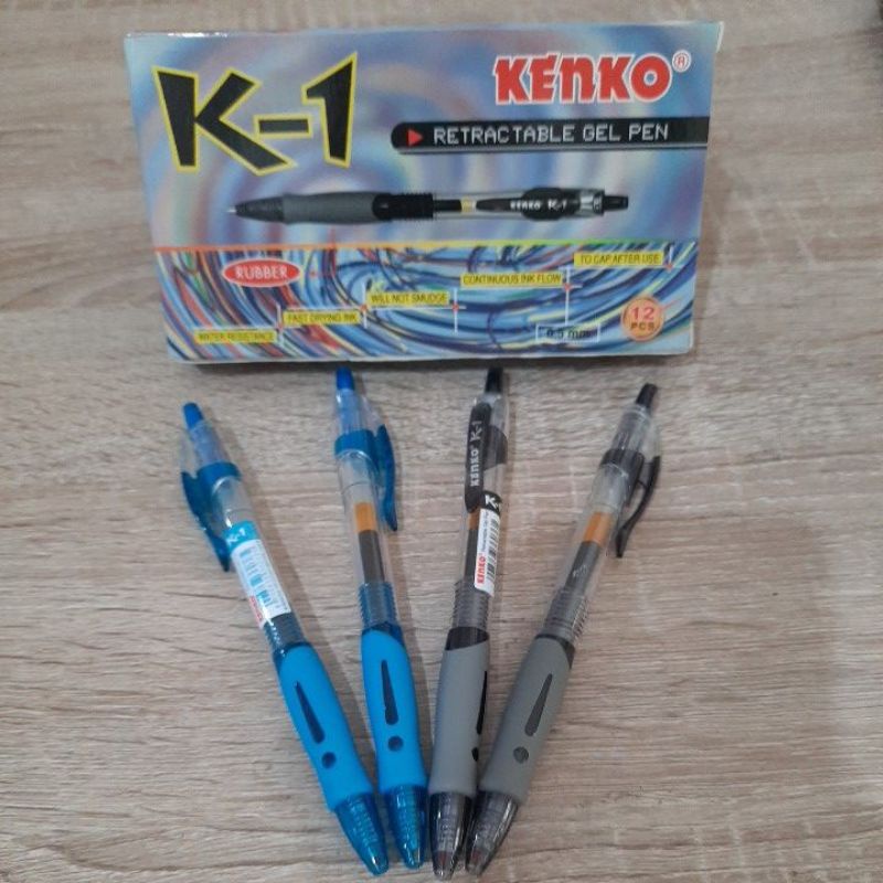 

(PAK) Pulpen Kenko K-1 Retractable Gel Pen 0.5mm