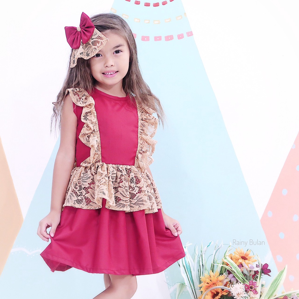 Dress Amara Anak Unik/Gaun Pesta Anak/Dress Anak