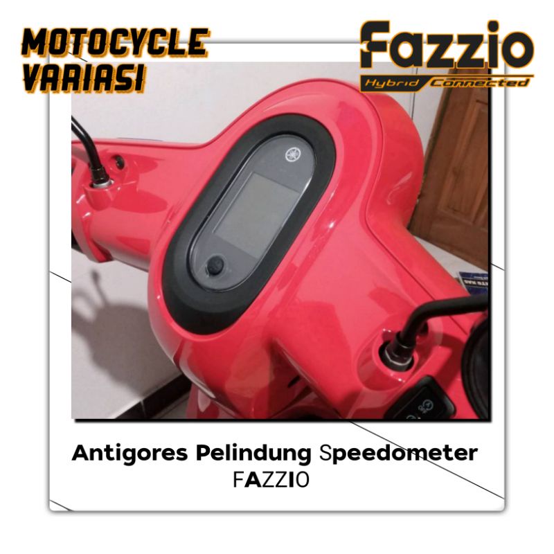 Stiker pelindung speedometer Fazzio transparan