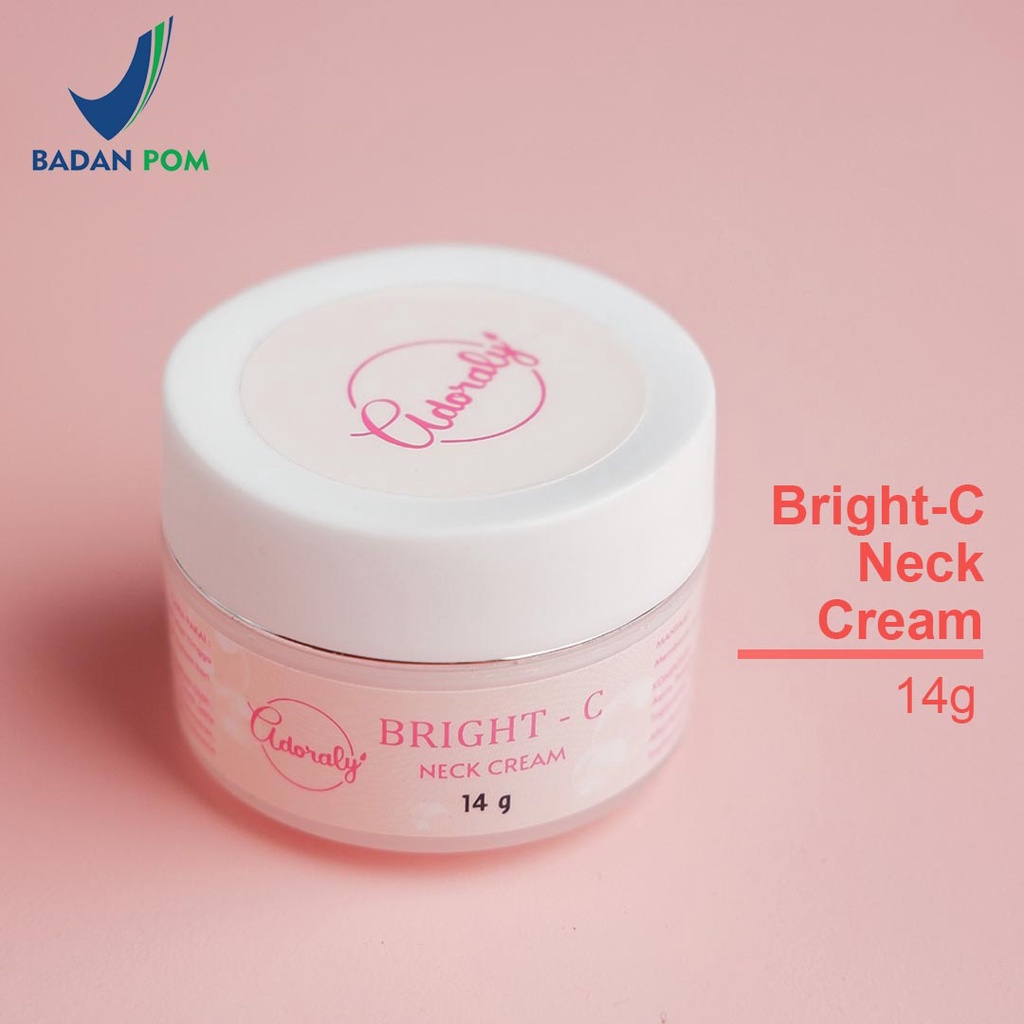 Bright-C Neck Cream By Adoraly Skincare BPOM | KRIM PERAWATAN LEHER | CREAM LEHER | adoraly.id bodycare