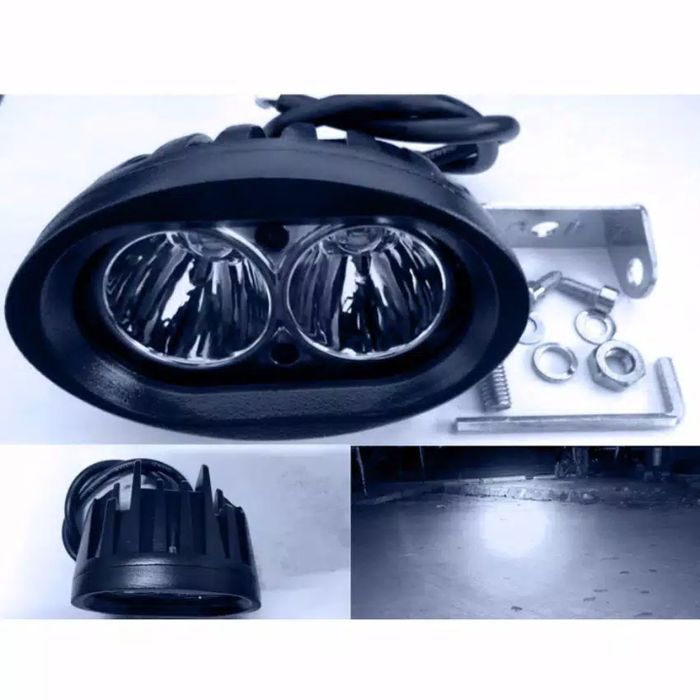 LAMPU TEMBAK SOROT LED 2 MATA 12V 24V