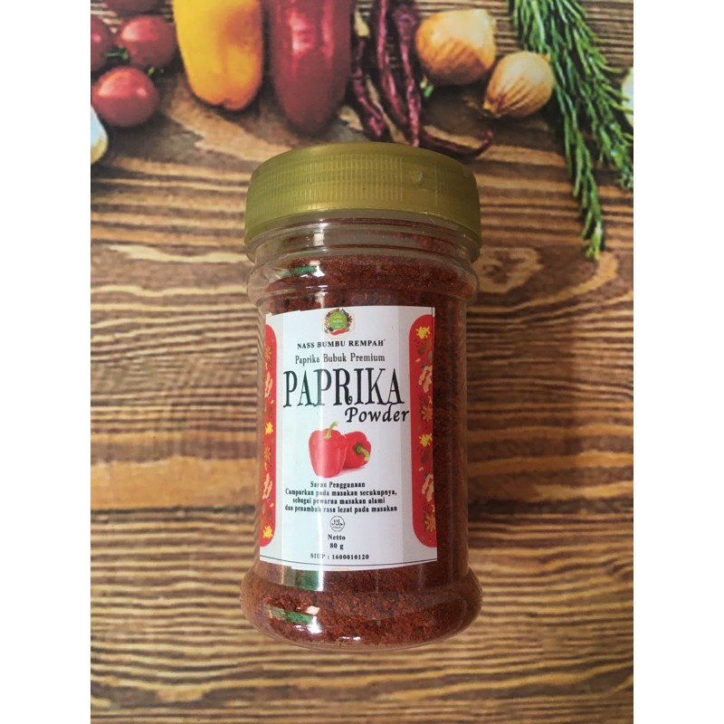 

Paprika Bubuk Murni / Paprika Powder Pilihan Nass bumbu Rempah