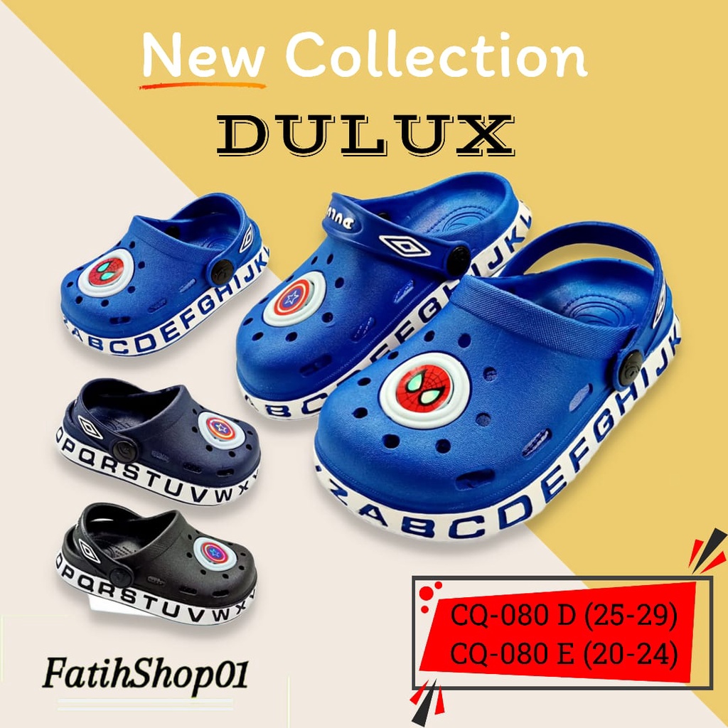 SANDAL SEPATU BAIM ANAK SPYDER CAPTAIN AMERIKA DULUX 080D 25-29/SANDAL ANAK LAKI LAKI