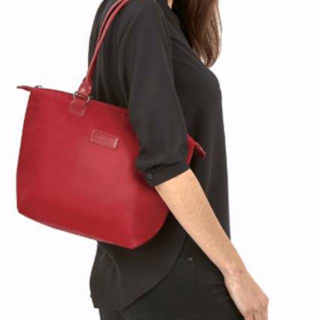 Lipault Paris Lady Plume S Tote Bag Red