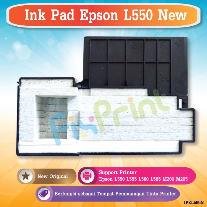 Ink pad Original Epson L550 L555 L560 L565 M200 Tempat Busa Pembuangan Tinta Waste Tank