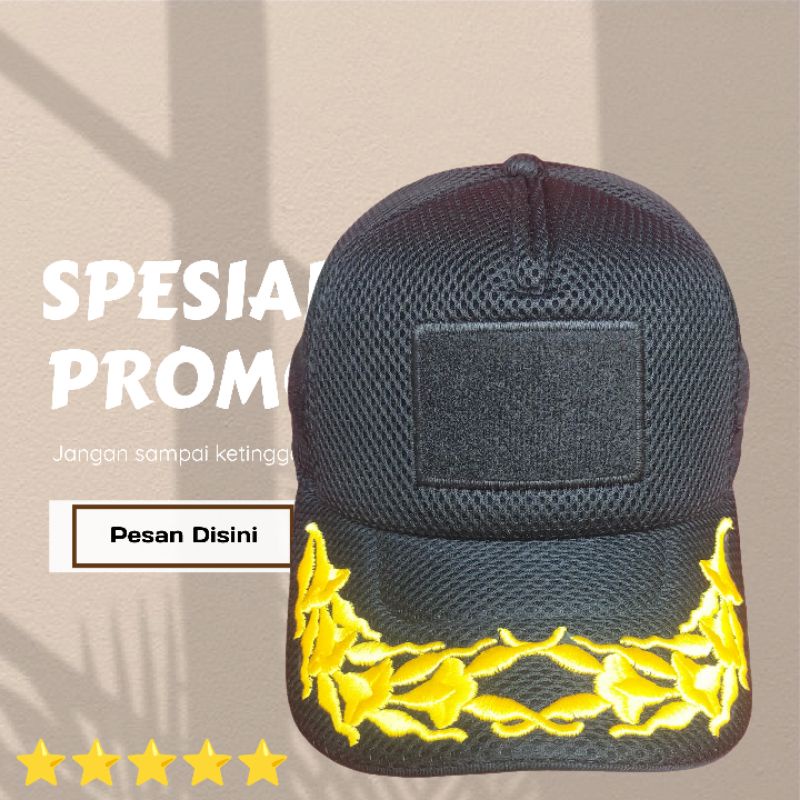 promo spesial!!Topi pamen jala double mes/Kualitas terjamin