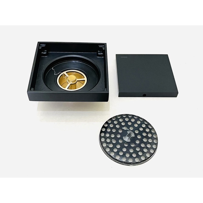 30HD Saringan Got Brass Hitam Black Kamar Mandi Anti Bau Kecoa Tikus - Floor Drain Tile Keramik