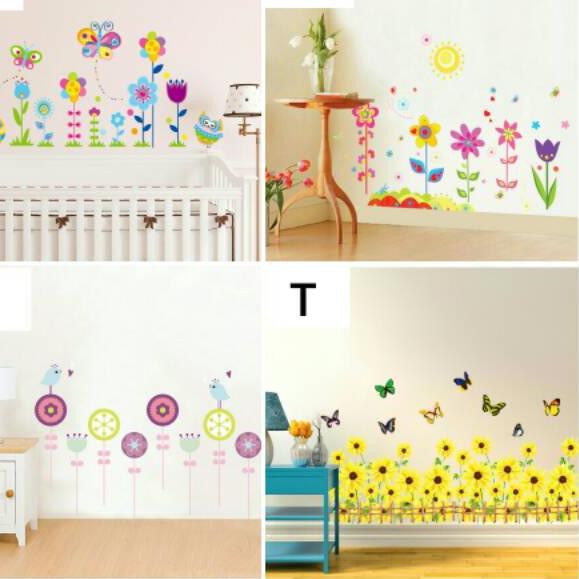 Big Promo RELIZA WALLSTICKER STIKER  DINDING  RUMPUT PAGAR 