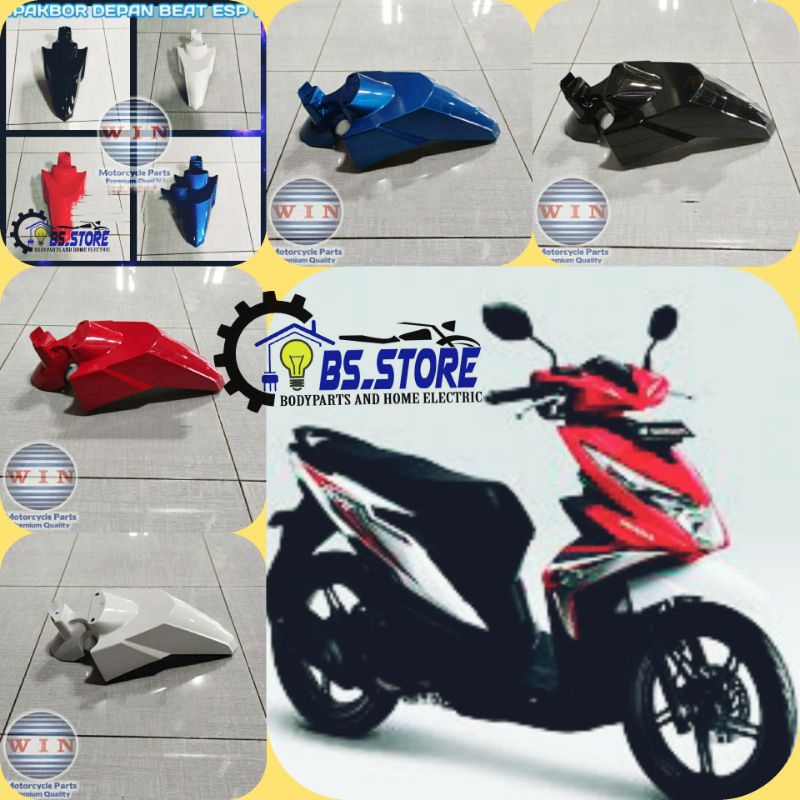 SPAKBOR DEPAN HONDA BEAT ESP ECCO STREET 2016 2017 2018 2019 HITAM PUTIH MERAH BIRUMUDA / FRONT FENDER BEAT ECCO