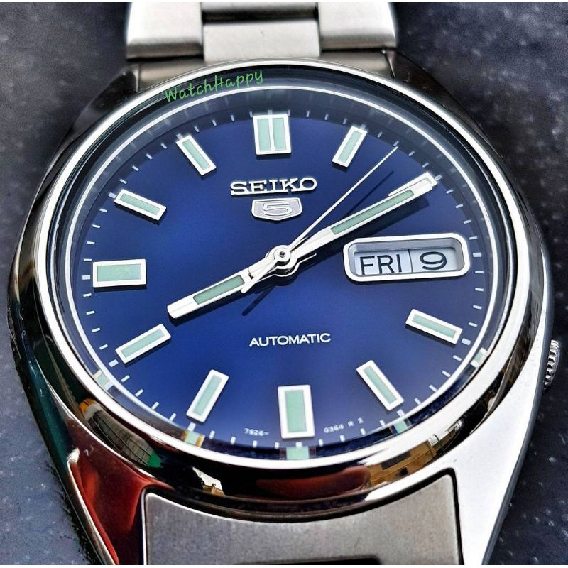 WATCHHAPPY Jam Tangan Pria SEIKO ORIGINAL SNXS77K Classic Best Seller Blue dials SNXS77