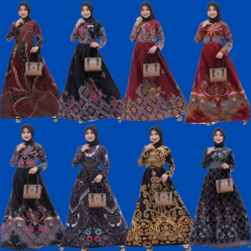 Gamis Batik Termurah Dan Terpecaya Original 100% Gamis Batik Pekalongan Asli Batik_Aisyahrani