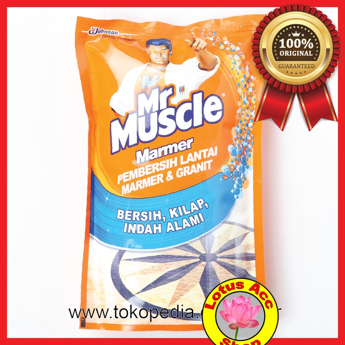 Mr Muscle Pembersih Lantai Marmer & Granit Pouch 800ml