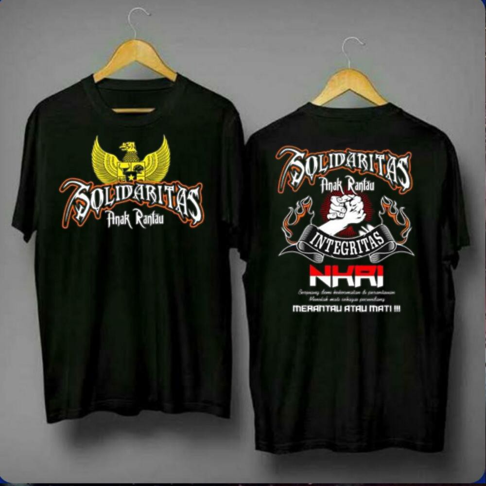 Promo wmcloth - Kaos Pria Kaos Distro Solidaritas Anak Rantau NKRI BN004 Murah - POBG1821