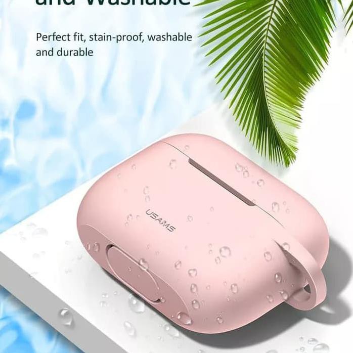 AIRPOD PRO AIRPODS PRO SILICONE CASE CASING SLIM COVER USAMS ORIGINAL