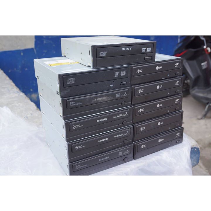 10 unit DVDrom/DVDrw seken merk LG,Samsung dan HP