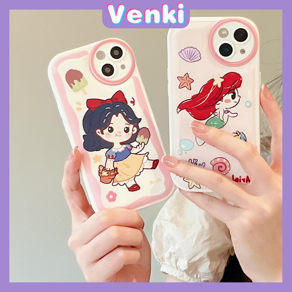 iPhone Case Silicone Soft Case TPU Airbag Shockproof Protection Camera Full Coverage Princess Cute Cartoon Compatible For iPhone 11 Pro Max 13 Pro Max 12 Pro Max 7Plus xr XS Max