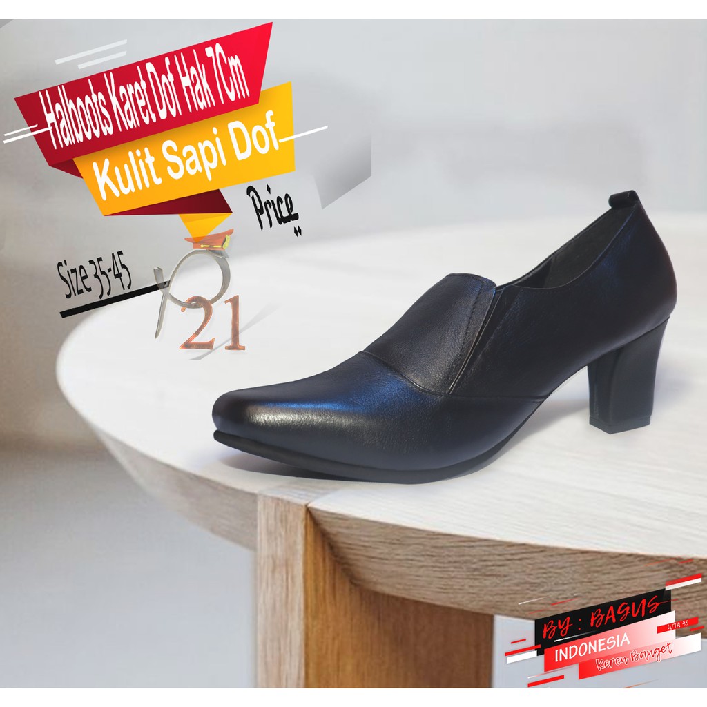 P21 SEPATU WANITA HALFBOOTH DOF P21