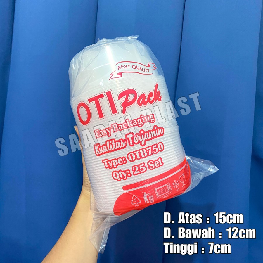 (ISI 25) Thinwall 750ml Bowl / Mangkok Bakso Bowl Bulat Mangkuk 750 ml Tebal Microwave