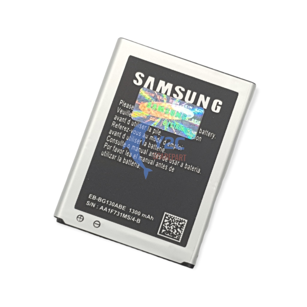 BATERAI ORIGINAL OEM SAMSUNG G130 / GALAXY YOUNG 2 / EB-BG130ABE / BATRE / BATERE / BATRAI / BATREI ASLI MURAH TERMURAH