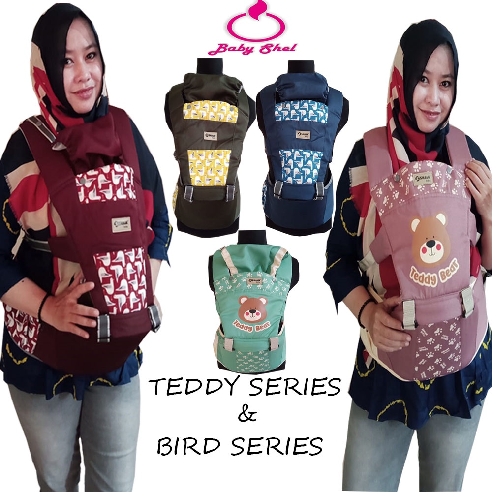 Gendongan Hipseat / Gendongan Bayi Hipseat Bird dan Teddy Series / Gendong Hipseat Murah Kualitas Baik