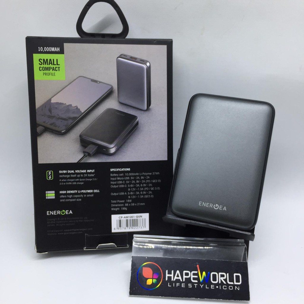 ENERGEA COMPAC ALUMINI POWERBANK 10000MAH