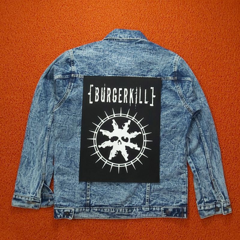BACKPATCH / EMBLEM SABLON BURGERKILL BIG SIZE