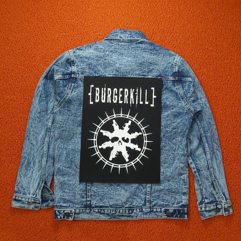 BACKPATCH / EMBLEM SABLON BURGERKILL BIG SIZE