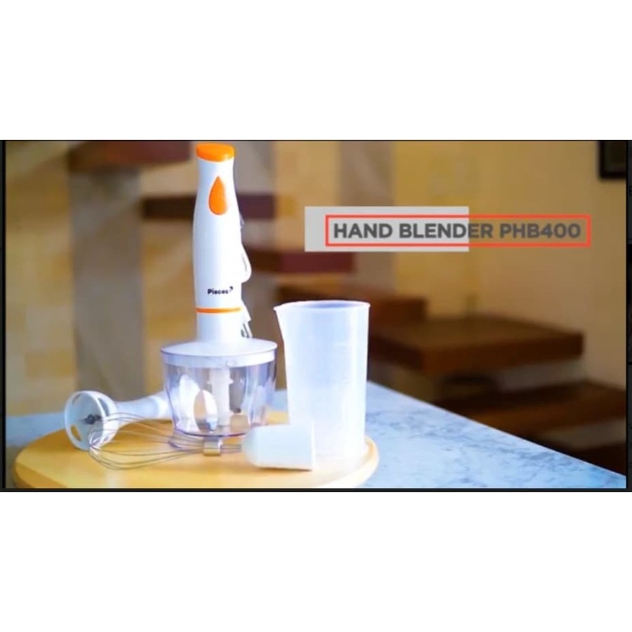 Hand Blender Chopper Satu Set Pisces PHB-400 Chopher/Blender/Pengocok ( shaker )