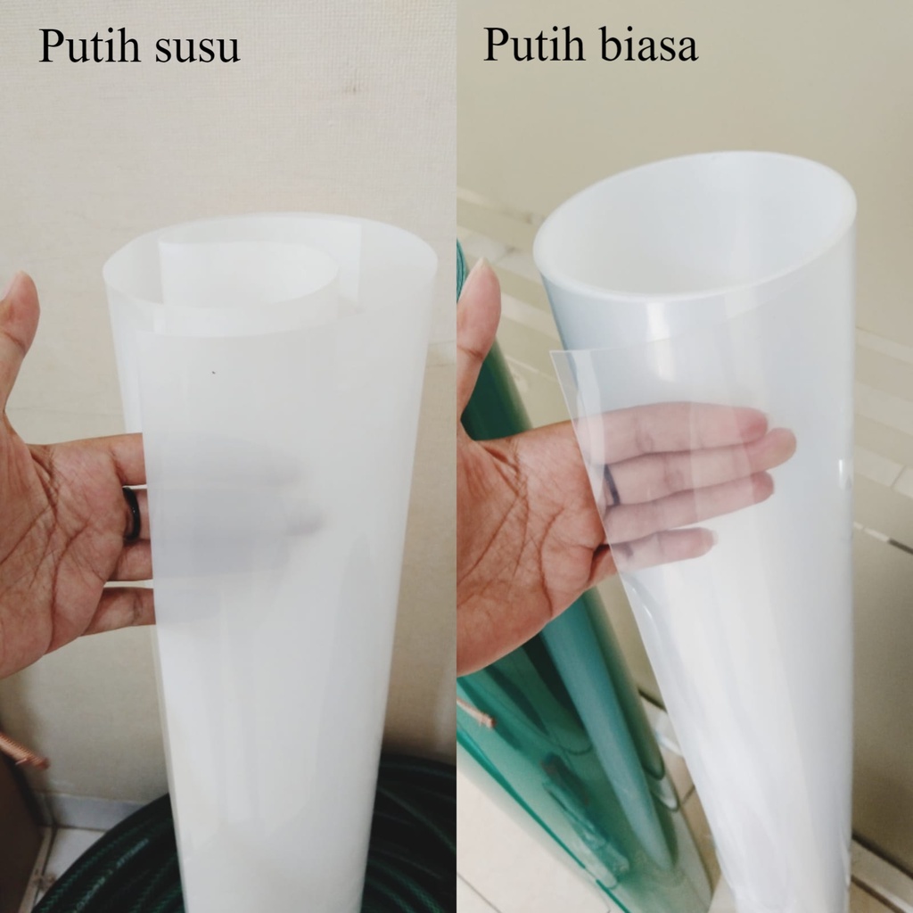 Fiber Pelapis Pagar METERAN POLOS Penutup Plastik Piber Viber tinggi 1 meter