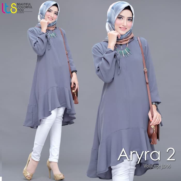 Atasan Tunik Aryra 2 Ori Lts By Shofiya