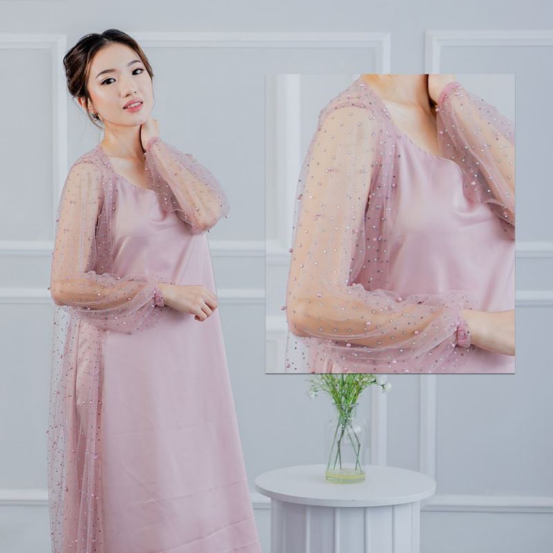 𝙏𝙪𝙩𝙪𝙡𝙡𝙚 Sveya Robe Bridal Robe Bride Robe Pengantin Robe Wedding
