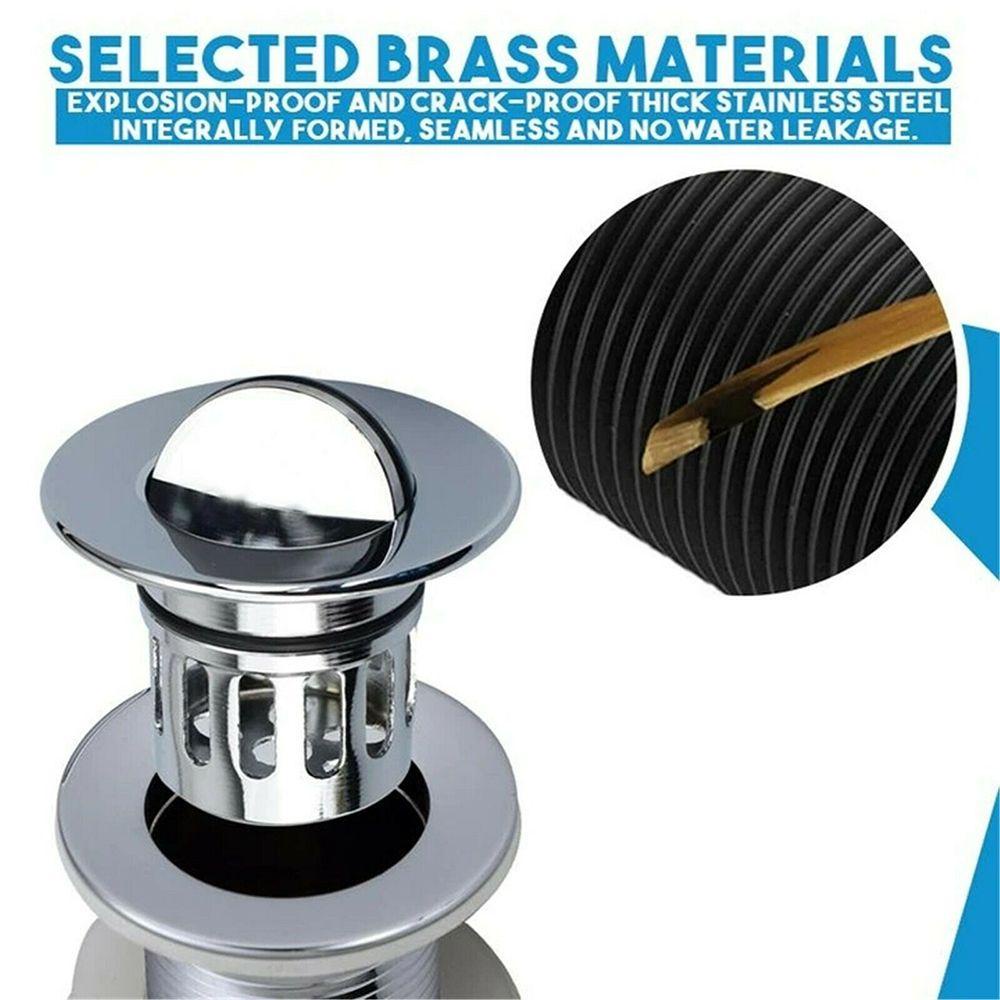 Nanas Wastafel Cuci Bounce Drain Filter Aksesoris Kamar Mandi Universal Explosion-proof Wastafel Drain Plug