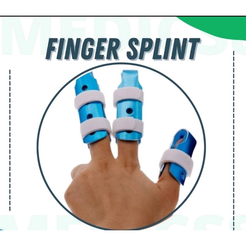 Finger Splint Mallet Pelurus Jari Trigger Finger Cedera  Penyangga Fiksasi