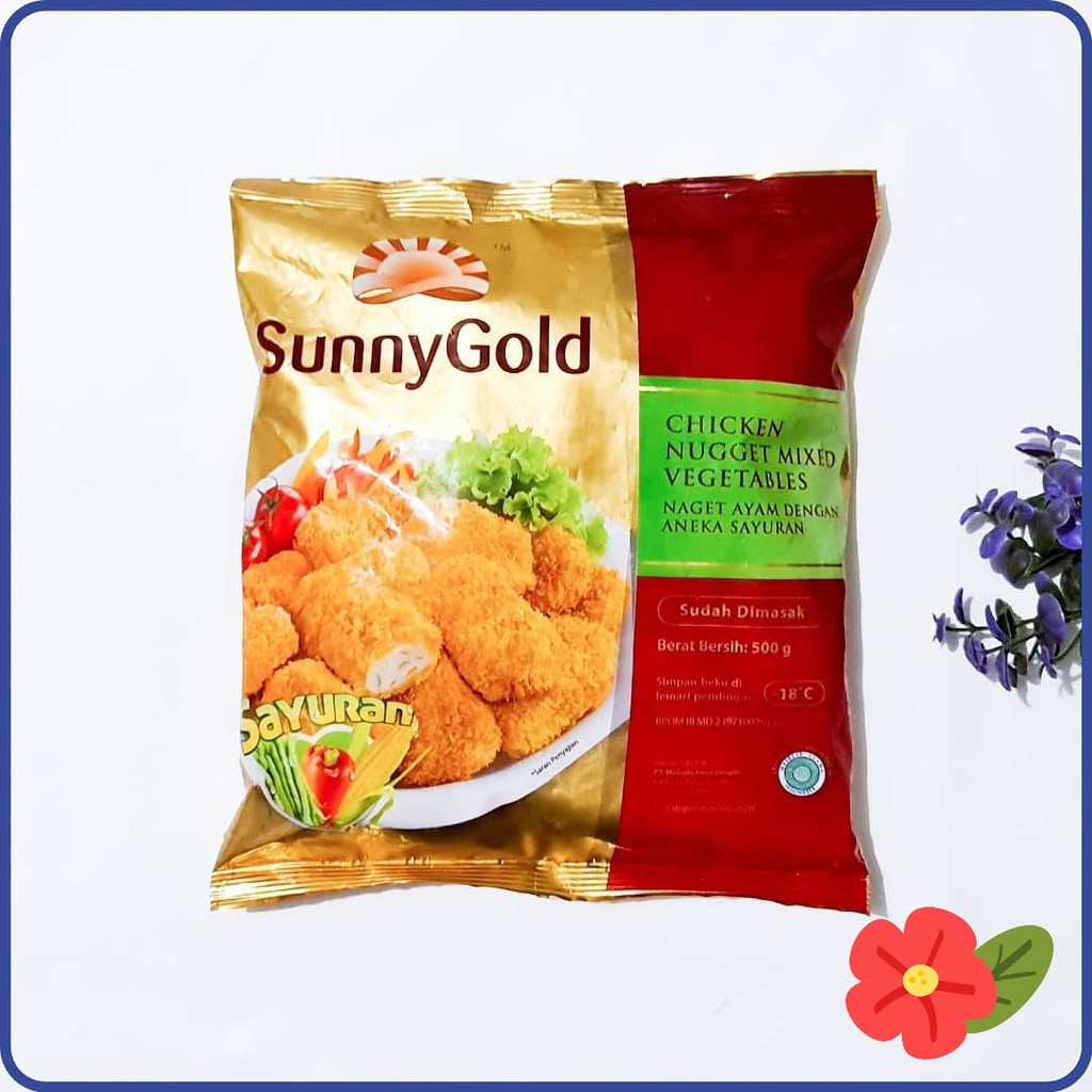 

ADDRIELLA - SUNNY GOLD NUGGET AYAM DENGAN ANEKA SAYURAN 500gr | SUNNY GOLD/FROZENFOOD/FROZENFOOD MURAH