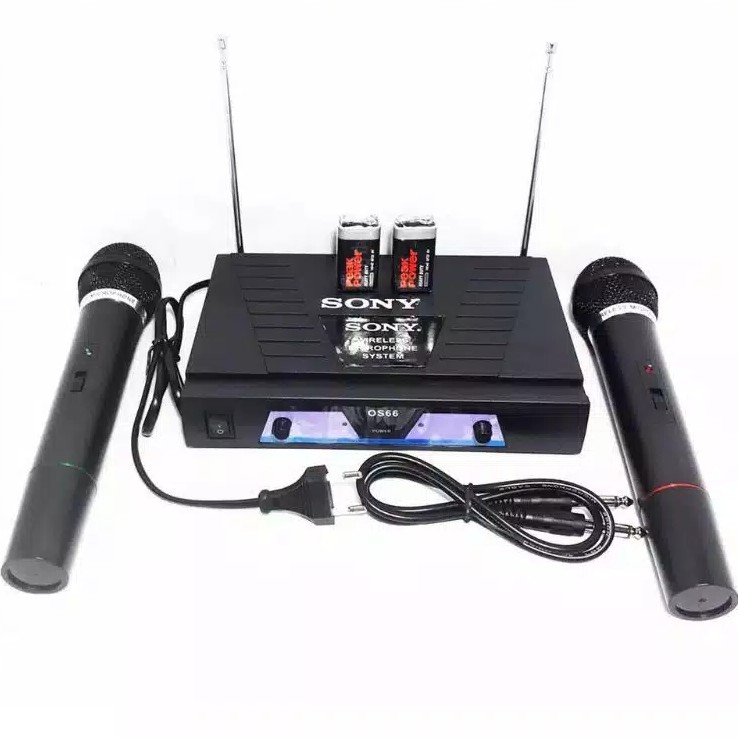 Microphone wireless SONY OS-66/double mic