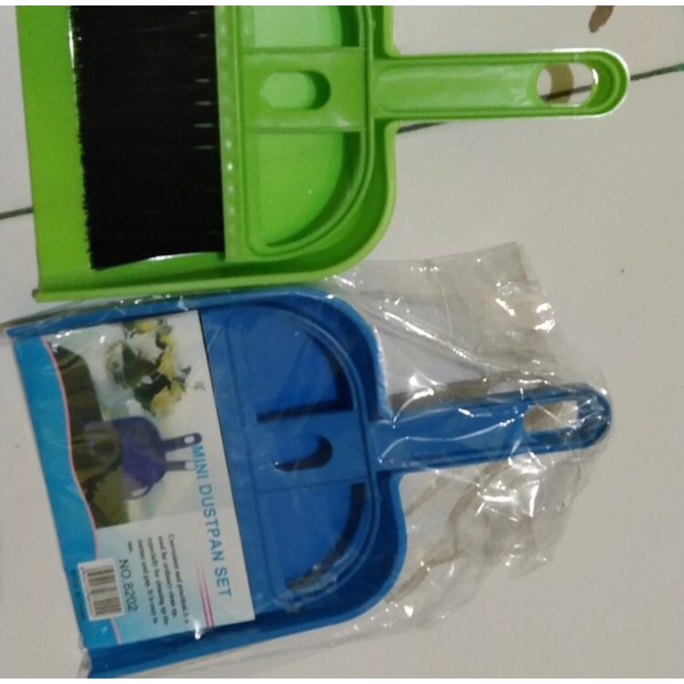 COD ✅ Dustpan Sapu Pengki Mini Set Serokan Sampah Kecil Perabotan Rumah Tangga Murah