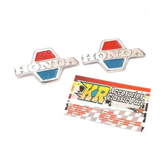 LOGO HONDA SAYAP C70 EMBLEM SAYAP HONDA C70