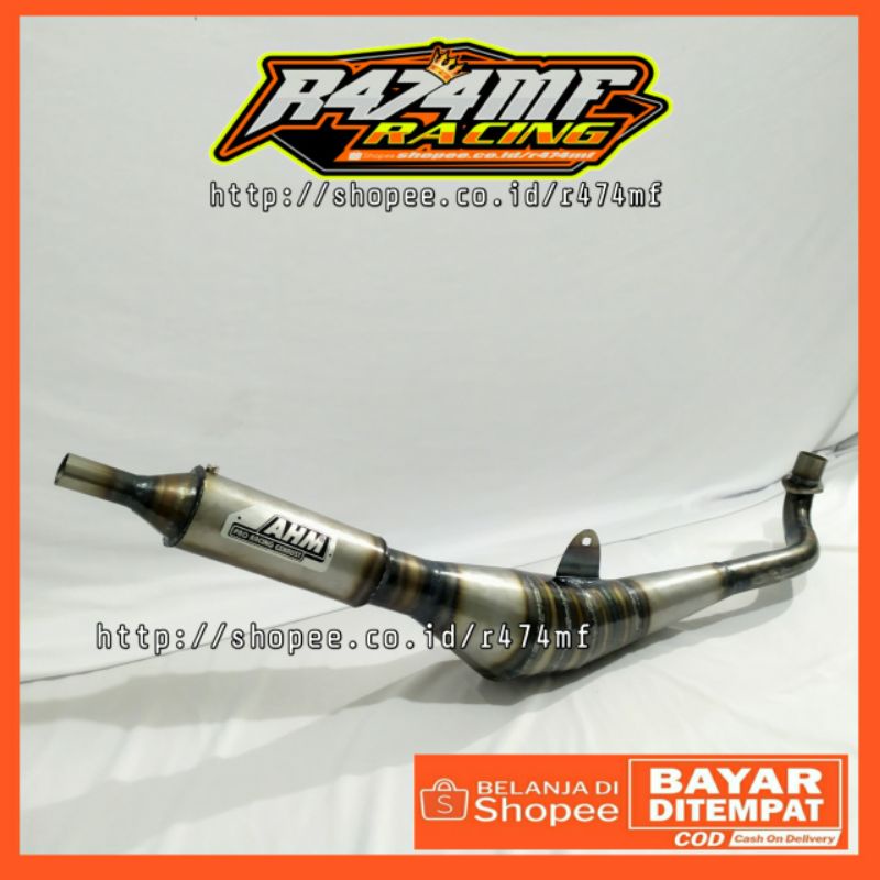 Knalpot Fizr F1zr Fiz r Force1 3v3 Samping Plat Karat / Knalpot 3v3 Fizr Fiz r F1zr / Kenalpot Fizr 