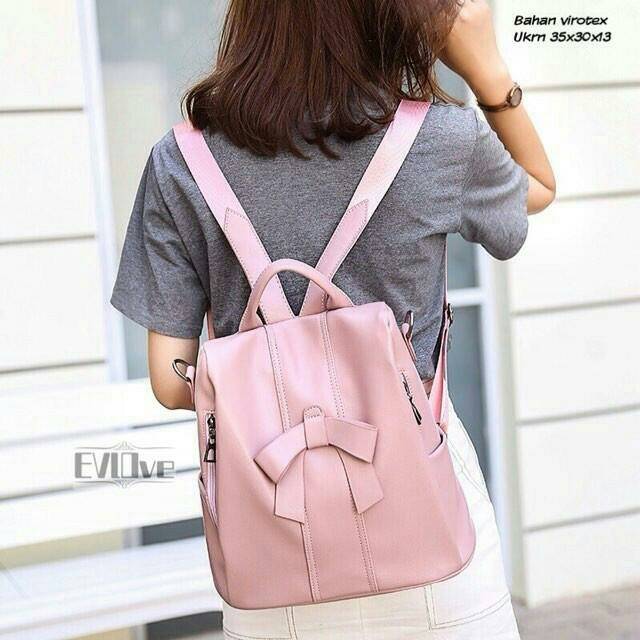 Tas Backpack Stylish PITA TULA 2 Just PINK - Hanya PINK aja