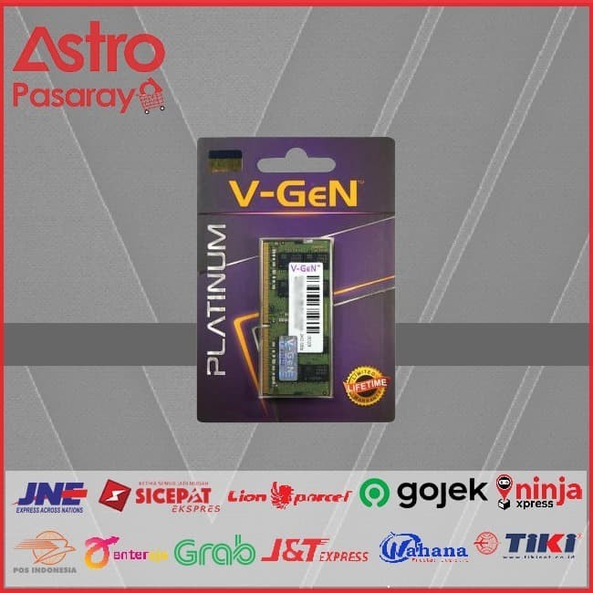 RAM LAPTOP V-GEN 8GB DDR4 PC4- 2400T-SA 2- 11