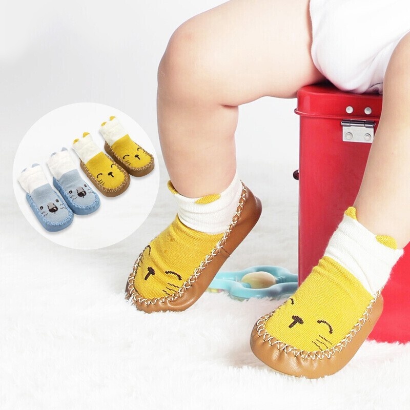 Kaos kaki anak bayi motif/Sepatu anak/Sepatu rajut bayi/Sepatu kulit/Sepatu anak balita  L95-98