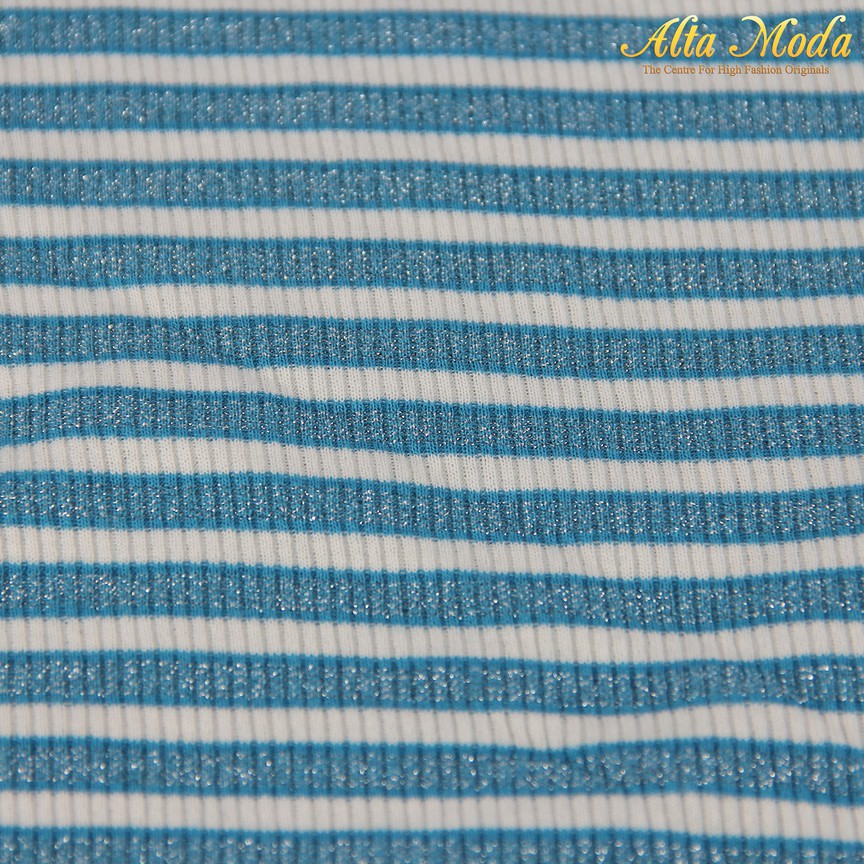 

Alta Moda Kain Stretch Lurex Jersey Blue White (1M)