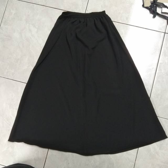 Rok anak polos panjang | Cutting A Line | Wolpeach Super | Ukuran AllSize
