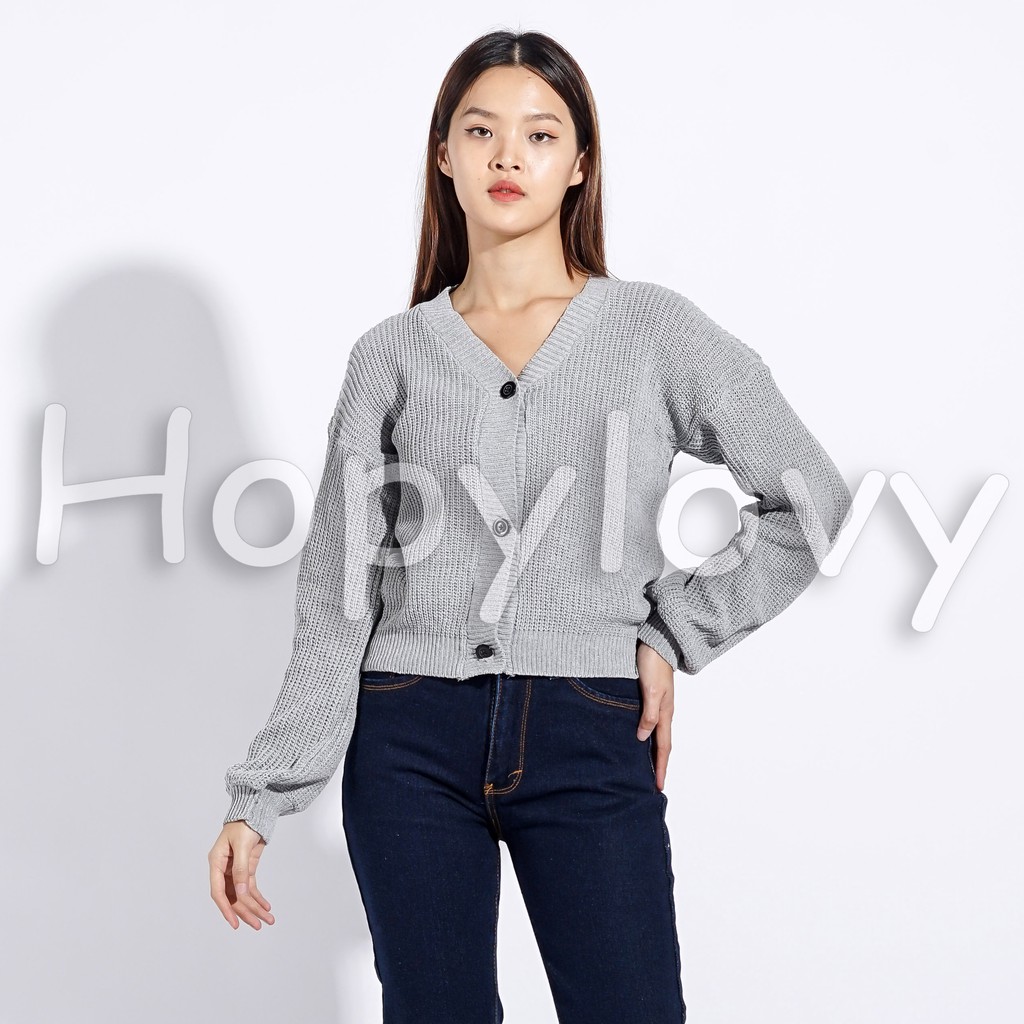 HOPYLOVY Cardi Gracia Rajut Premium HQ / Cardigan Wanita Gracila